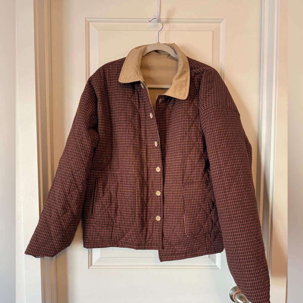 Reversible jacket size large women’s NWT